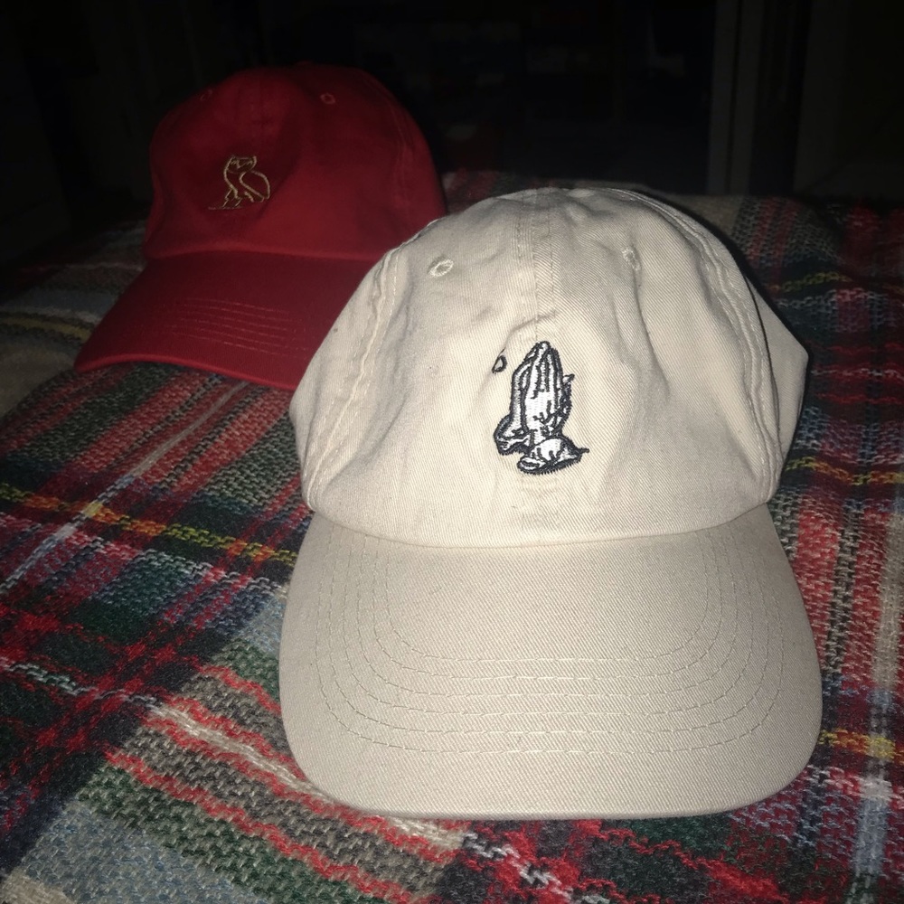 Khaki OVO Praying Hands Cap